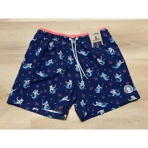NWT Men's S Chubbies The Triton of the Seas 5.5" Allover Print Swim Trunk Shorts